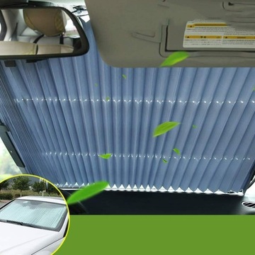 СОЛНЦЕЗАЩИТНЫЙ КОЗЫРЕК НА ПЕРЕДНЕЕ СТЕКЛО ДЛЯ АВТОМОБИЛЯ РОЛЛОСТИНЫ 150Х70