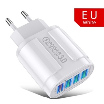 Ładowarka Qc3 4usb europejska standardowa podróż