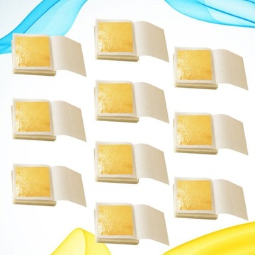 24-каратные золотые хлопья Каратные желтые листья 30 шт.