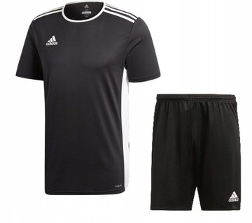 Adidas komplet piłkarski KOSZULKA + SPODENKI r. XL