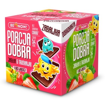 PORCJA DOBRA Kostka z niespodziank, zabawka - TRUSKAWKA -