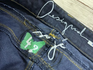 DESIGUAL Spodnie Damskie JEANS 42 pas 78