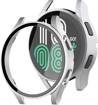 Корпус + 2IN1 стекло для Samsung Galaxy Watch 4 5 44 мм