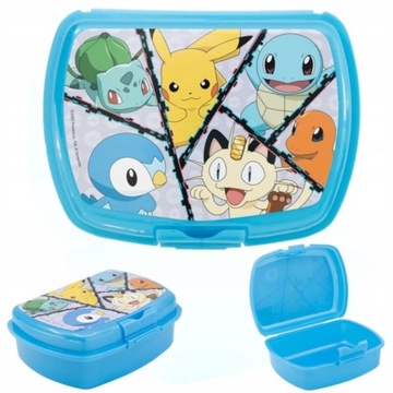 НАБОР ДЛЯ ЗАВТРАКА POKEMON LUNCHBOX + Бутылка с фильтром Dafi SOLID 500 мл