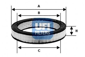 FILTR VZDUCHU ESCORT 1.3 75-80 UFI
