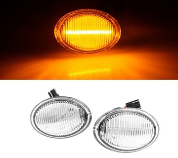 Migacze kierunki LED boczne w błotnik Fiat 500 / Ford KA / Lancia Ypsilon