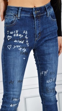 Джинсы скинни с высокой талией и пуш-ап