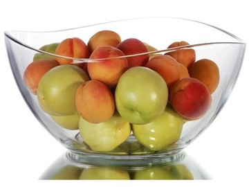 Salaterka fala na sałatki owoce 21cm GLASMARK