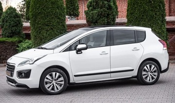 Peugeot 3008 I Crossover Facelifting 1.6 BlueHDi 120KM 2015 Peugeot 3008 1.6eHDI 120KM Allure Perla Skora Navi Ledy Hed-up Panorama Fu, zdjęcie 6
