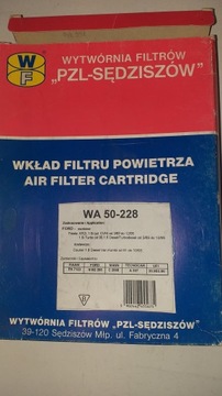 Filtr powietrza WA50228 PZL Sędziszów