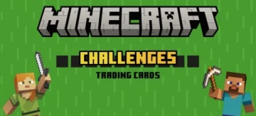 3 ПАКЕТИКА С КАРТОЧКАМИ MINECRAFT CHALLENGES 24 КАРТОЧКИ ИЗ АЛЬБОМА PANINI