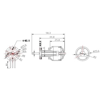 Для канального вентилятора EDF 50 мм 4300KV 11 Пропеллер для RC