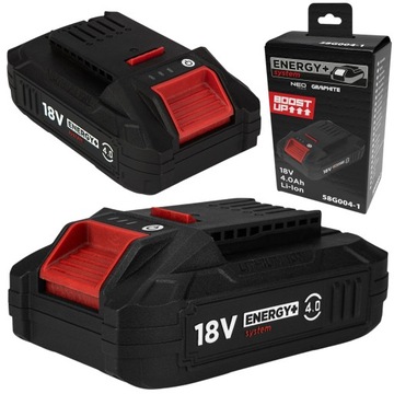 Akumulator Energy+ 18V Li-Ion 4.0Ah BOOST UP GRAPHITE NEO TOOLS