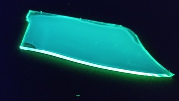 Зелено-синий прозрачный люминесцентный люминесцентный лак