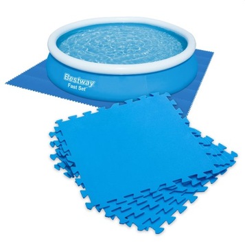 PIANKOWA MATA POD BASEN PODŁOGA puzzle BESTWAY
