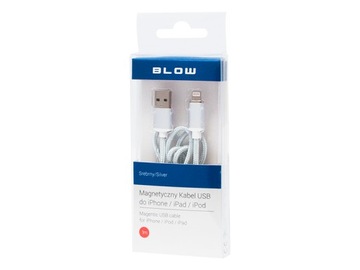 Kabel iPhone iPad iPod Lightning USB magnetyczny 1