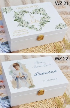 белая КОРОБКА ПРИЧАСТИЕ ПОЖЕЛАНИЯ подарок РАСпечатать сувенир ИМЯ