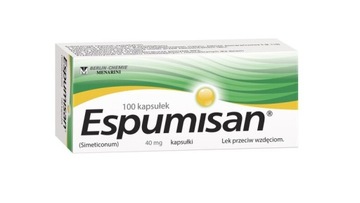 Espumisan wzdęcia gazy kolki jelita 100 szt.