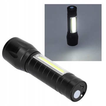 МОЩНЫЙ ТАКТИЧЕСКИЙ ФОНАРЬ LED ZOOM USB 1200 МАЧ