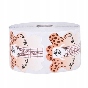 Молли Лак ШАБЛОНЫ леопардовых форм ногтей 50