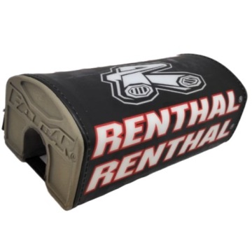 ГУБКА ДЛЯ РУЛЯ RENTHAL FATBAR ЧЕРНАЯ/КРАСНАЯ С ЛОГОТИПОМ RENTHAL