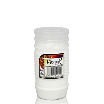 Wkład parafinowy do zniczy Promyk 11 cm 44 h palenia IGNIS 100 g