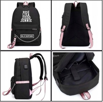 ШКОЛЬНЫЙ РЮКЗАК LISA ROSE USB BLACKPINK