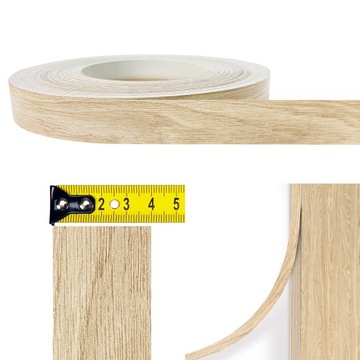 Obrzeże Meblowe Okleina Taśma Fornir DĄB 40mm x 5m