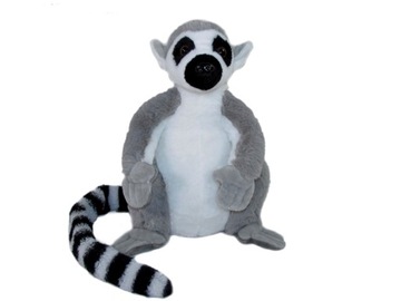 pluszowa LEMUR KATTA maskotka PRZYTULANKA zwinna MAŁPKA TUterazKUPUJE