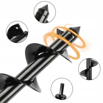 САДОВАЯ БУРА ДЛЯ ПОЧВЫ БУРА ДЛЯ ПОСАДКИ НА СЕРЕ 10/60