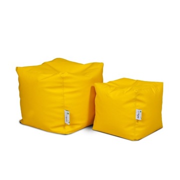Pufa Cube Large Ekoskóra Dolaro E18 kostka 50x50cm