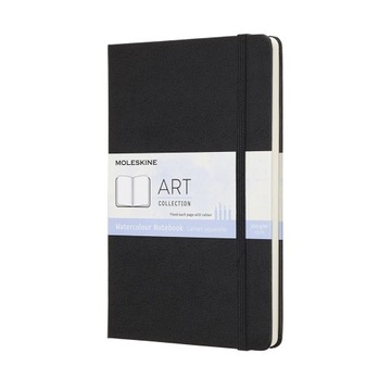 Watercolour Notebook Moleskine L czarny