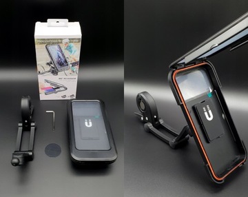 Водонепроницаемый ДЕРЖАТЕЛЬ ДЛЯ ВЕЛОСИПЕДА ЧЕХОЛ ДЛЯ ТЕЛЕФОНА РЕГУЛИРОВКА РУЛЯ СМАРТФОНА