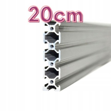 Profil aluminiowy V-Slot 20x80x20cm (srebrny)