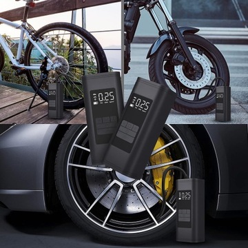 АВТОМОБИЛЬНЫЙ КОМПРЕССОР ЭЛЕКТРИЧЕСКИЙ НАСОС 12 В СВЕТОДИОД БЕСПРОВОДНОЙ