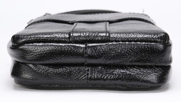 Винтажная поясная сумка через плечо, черная модель