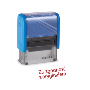 Pieczątka ZA ZGODNOŚĆ Z ORYGINAŁEM