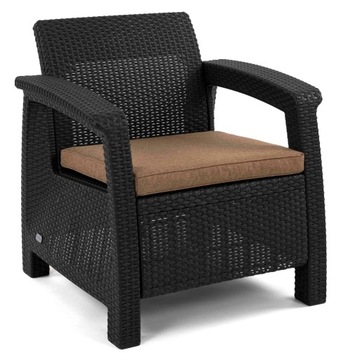 Bazkar Poszewka na poduszkę siedziskową Corfu na Fotel na Sofę S-37 Melange