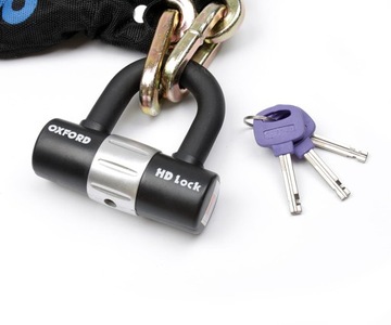 ЦЕПЬ С ЗАЖИМОМ OXFORD HEAVY DUTY 2M