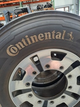 КОЛЕСА ПЕРЕДНИЕ ШИНЫ С АЛЮМИНИЕВЫМИ ДИСКАМИ CONTINENTAL HYBRID HT3 385/65 R 22.5