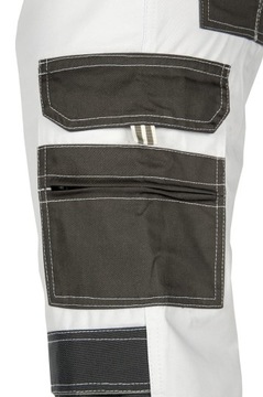 РАБОЧИЕ БРЮКИ ПОКРАСКИ, ДЛИНА ПО ТАЛИИ, БЕЛЫЕ, размер M/50