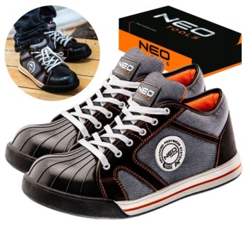 NEO BUTY PÓŁBUTY OBUWIE ROBOCZE TRAMPKI PODNOSEK STALOWY METAL 82-115 R. 44