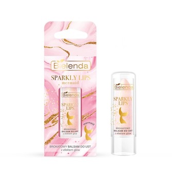 Bielenda brokatowy balsam do ust Mermaid