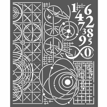 Kreatywny Szablon Do Rysowania 20x25cm KOSMOS 1szt