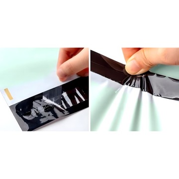 FOLIOPAKI KURIERSKIE MIĘTOWE Z RĄCZKĄ 400x500+70 50szt THANK YOU