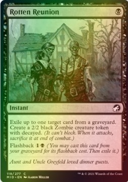 MTG 2x Rotten Reunion MID FOIL