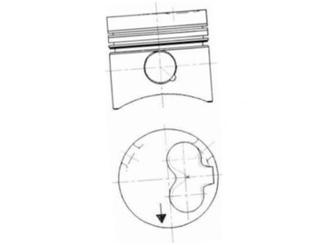 KOLBENSCHMIDT 90732620 PÍST