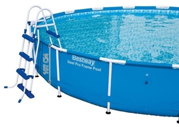 Безопасная лестница для бассейна 107см Bestway 58330