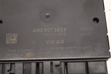 AUDI A4 B9 ZAŘÍZENÍ(HÁK) TÁŽNÝ 8W0800491M