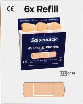 Пластиковые перевязочные пластыри Salvequick